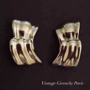 #187 Vintage Givenchy Paris Clip-on Earrings